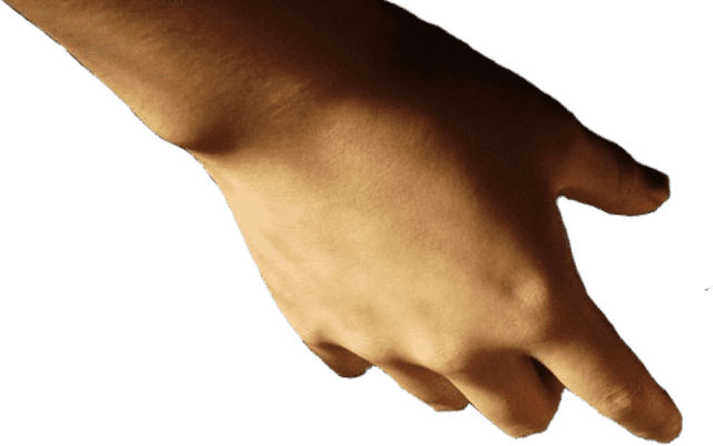Hand reaching